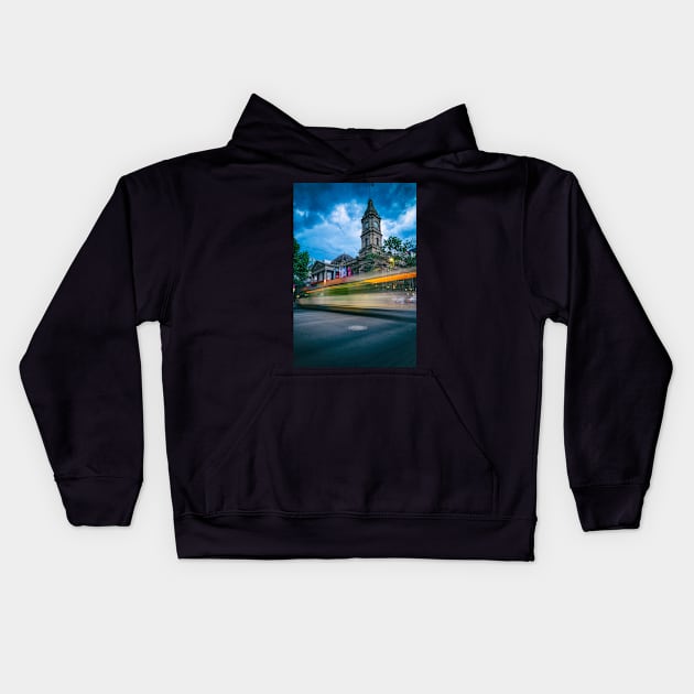 Passing Tram Kids Hoodie by Design A Studios